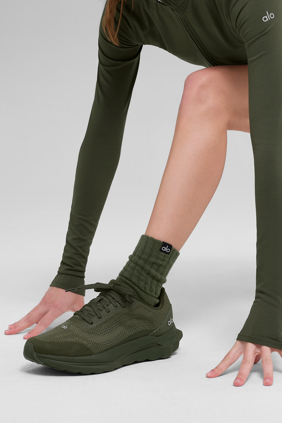 Crumpled mid-calf unisex socks