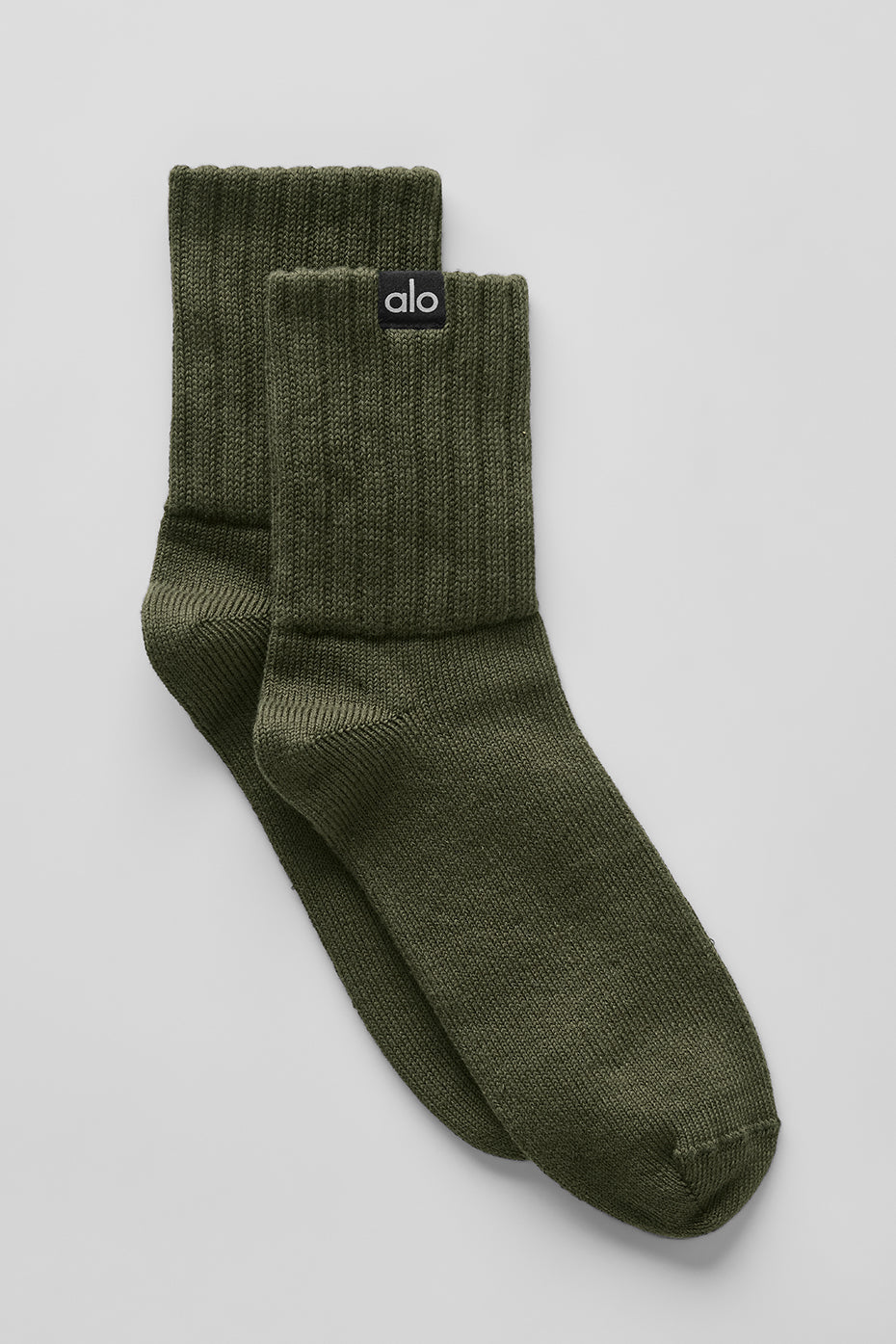 Crumpled mid-calf unisex socks