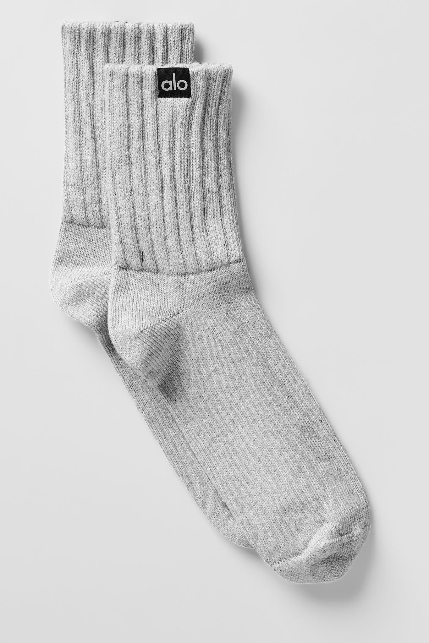 Crumpled mid-calf unisex socks
