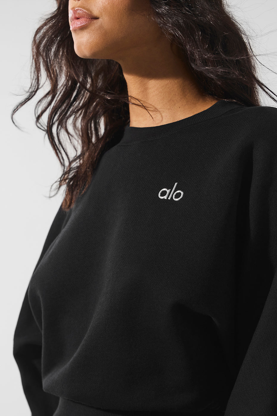 Accolade cropped crewneck sweatshirt