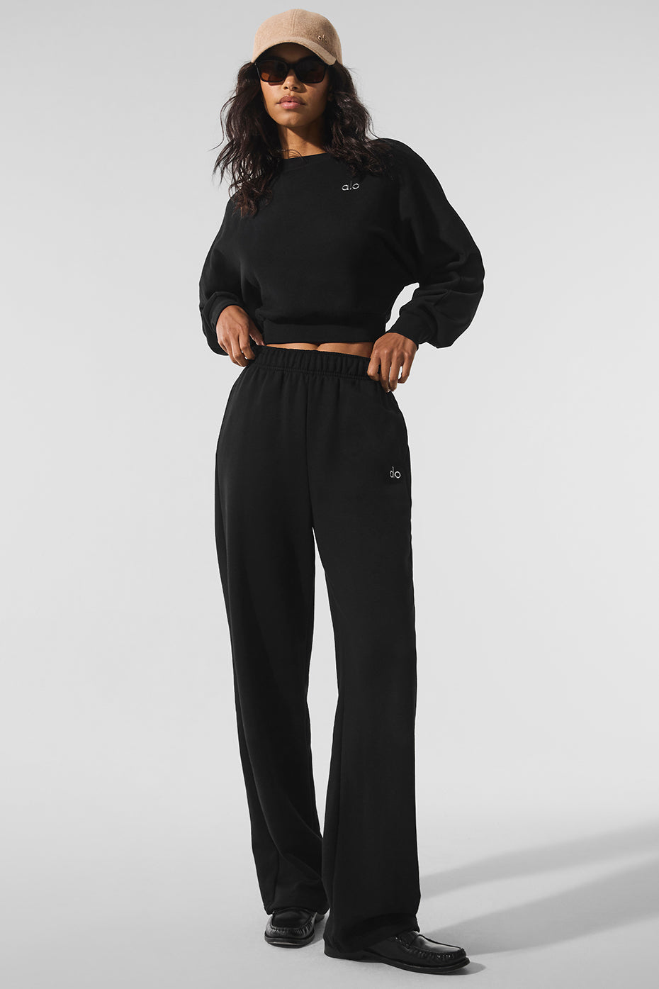 Accolade cropped crewneck sweatshirt