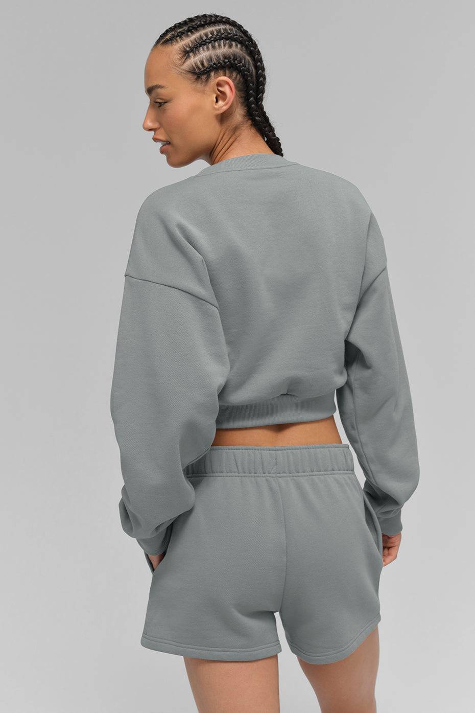 Accolade cropped crewneck sweatshirt