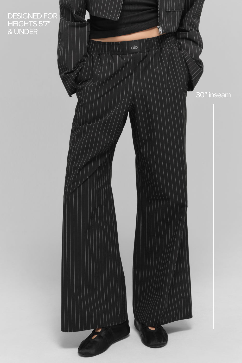 Daylight striped boxer trousers