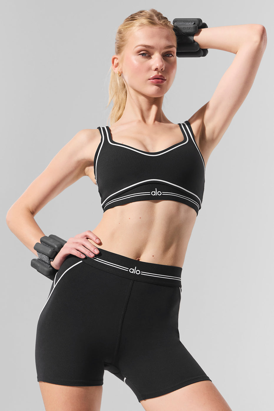 Airbrush Heart Throb high-waisted 4’’ shorts
