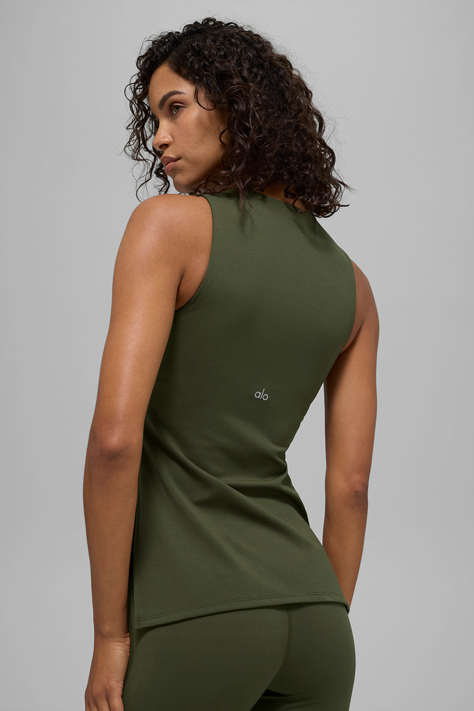 ALO SoftSculpt Precision long tank top