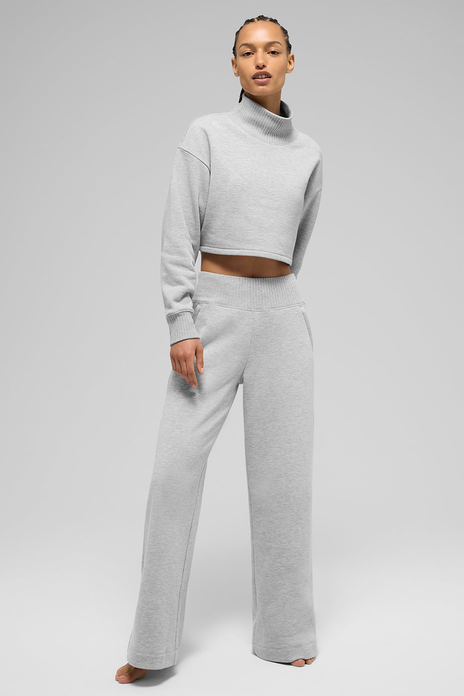Serenity cropped cover-up sweater