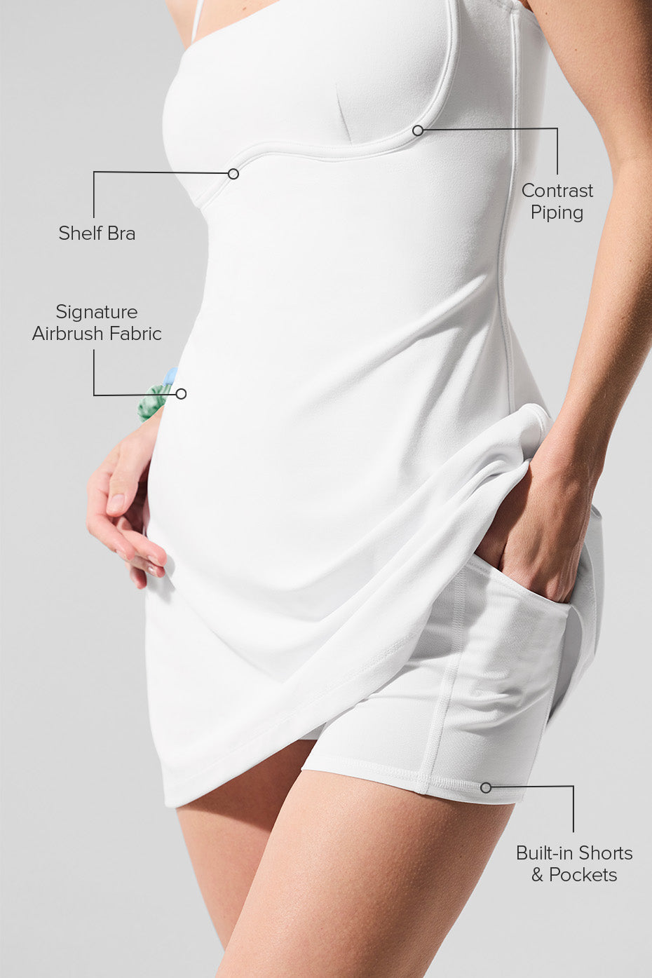 Airbrushed sleek dress (BESTSELLER)