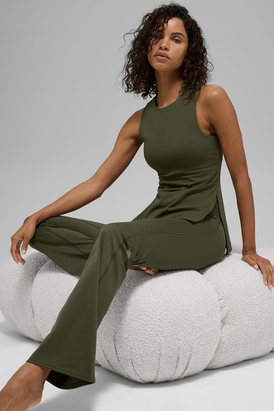ALO SoftSculpt Precision long tank top